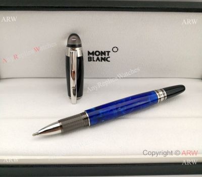 Mont Blanc Starwalker Blue Marble Rollerball Montblanc Pen Replica AAA